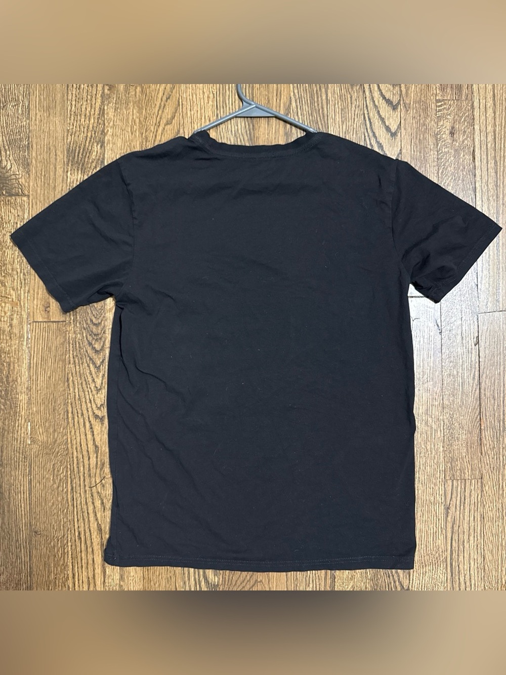 Versace Black Tee with Multicolor Logo - Picture 2 of 7